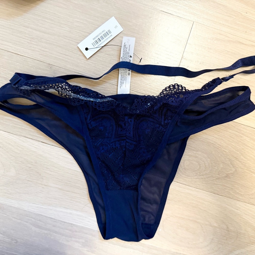 Adore Me Kaia Contour Purple Lace Lingerie Set Bra Panties 34C - Picture 6 of 6